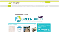 Desktop Screenshot of ongreening.com